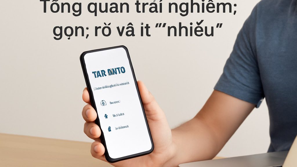 Tổng quan trải nghiệm: gọn, rõ và ít “nhiễu” Minh họa: Tổng quan trải nghiệm: gọn, rõ và ít “nhiễu”