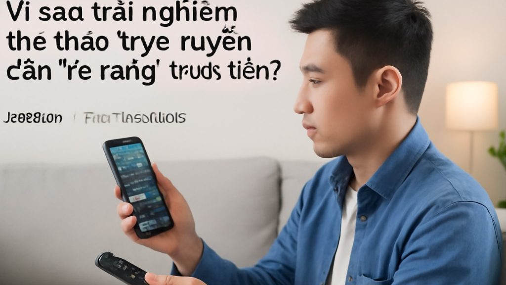 Vì sao trải nghiệm thể thao trực tuyến cần “rõ ràng” trước tiên? Minh họa: Vì sao trải nghiệm thể thao trực tuyến cần “rõ ràng” trước tiên?