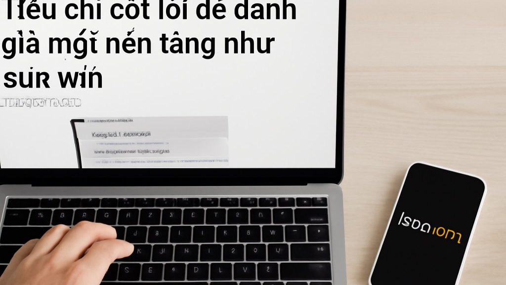 1) Tiêu chí cốt lõi để đánh giá một nền tảng như sun.win Minh họa: 1) Tiêu chí cốt lõi để đánh giá một nền tảng như sun.win