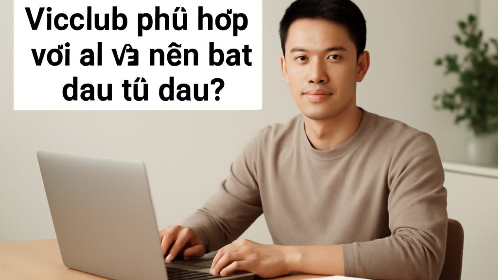 Vicclub phù hợp với ai và nên bắt đầu từ đâu? Minh họa: Vicclub phù hợp với ai và nên bắt đầu từ đâu?